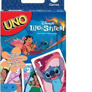 Mattel Games UNO Disney’s Lilo and Stitch Card Game for Kids, Adults & Family